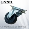 Bánh xe cao su đế bằng, không khóa Vinahardware