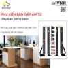Phụ kiện bàn gập âm tủ Vinahardware dài 1200x2,2mm - 2500.2.12001