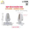 Kẹp vách ngăn bàn Vinahardware - Pat ( bas ) kẹp kính chân giữa - 5300.2.01005