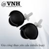 Bánh xe nhựa tyren trơn không khóa 1405.3.02040