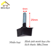 Núm bulong tay vặn cánh bướm Vinahardware màu đen - HSS620CB