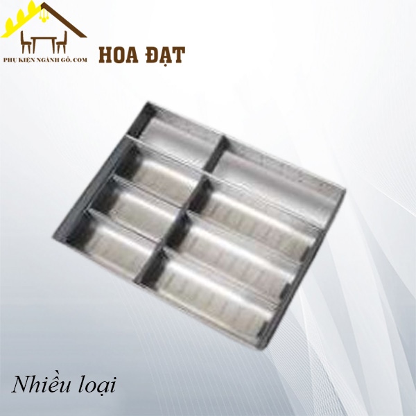 Khay chia inox 304 Vinahardware, 8 ngăn - VNH040622