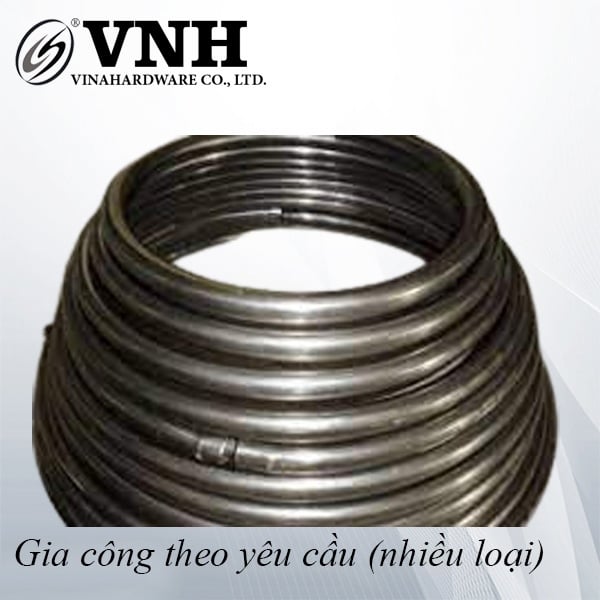 Hàn ống sắt Vinahardware phi 16 dày 1mm, gia công uốn, hàn liền, phôi thô, VNH16140