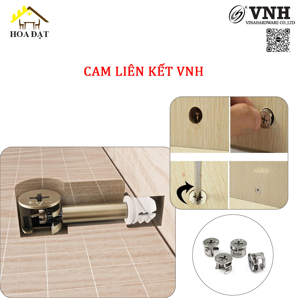 Cam 1518 cao 14, phi 15 Vinahardware CC0014C15-CC0014C15