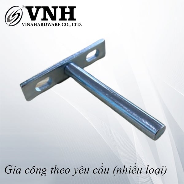 Pat ( bas) sắt âm đỡ kệ Vinahardware, màu trắng xanh - USS908Z95