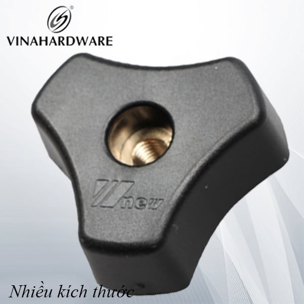 Núm vặn lỗ ren Vinahardware loại M8, 3 cánh VNH835721-VNH835721