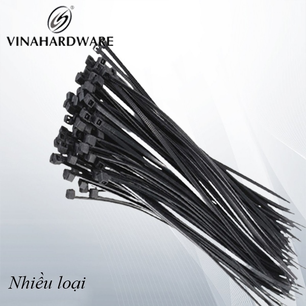 Dây rút Vinahardware kích thước 8x400mm, màu đen, chịu tải tốt DR8400-DR8400