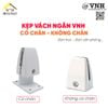 Kẹp vách ngăn bàn Vinahardware - Pat ( bas ) kẹp kính chân giữa - 5300.2.01005