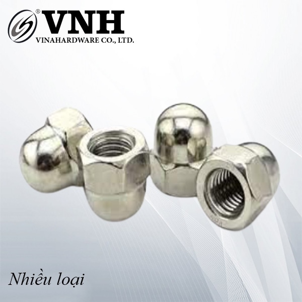 Tán bầu M6 Vinahardware, inox - DN6IN-DN6IN