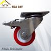 Bánh xe Vinahardware phi 75x32, có khóa, inox 304 xoay 360 độ CT7532CK-CT7532CK