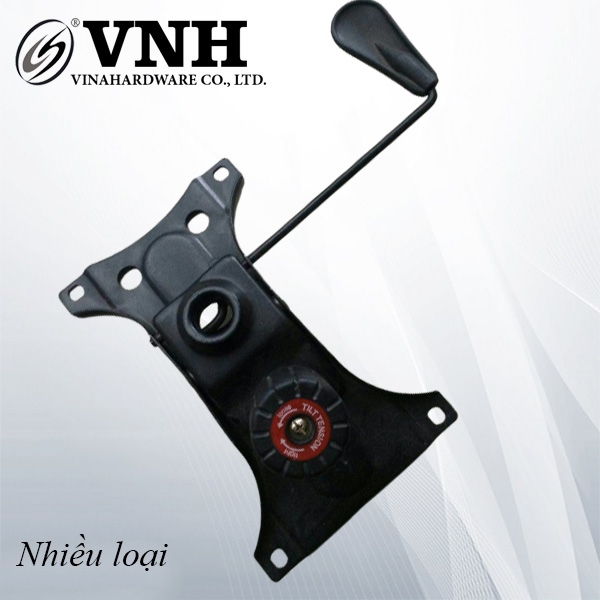 Bộ phụ kiện nâng ghế Vinahardware kích thước 240x160mm, bít tông trắng D85 - P240160-P240160