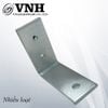 Pat ( Bas) sắt chữ L Vinahardware kích thước 100x80x5mm xi kẽm trắng xanh - 1608.1.08054