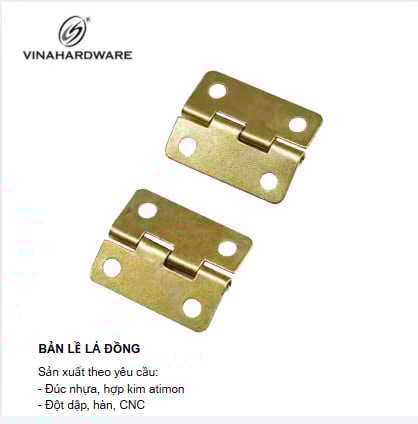 Bản lề vàng đồng Vinahardware