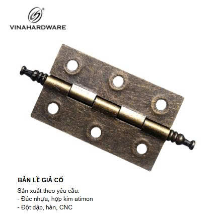 Bản lề lá xi đồng cổ Vinahardware