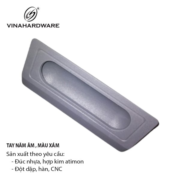 Tay Nắm Âm Nhựa 96mm - Mã 1326.4.04324