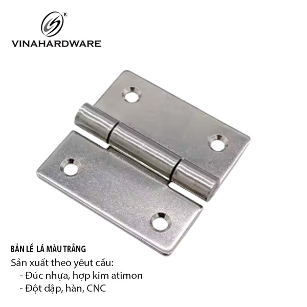Bản lề lá màu trắng Vinahardware