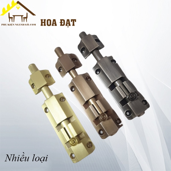 Chốt cửa đồng thau Vinahardware - DC100V