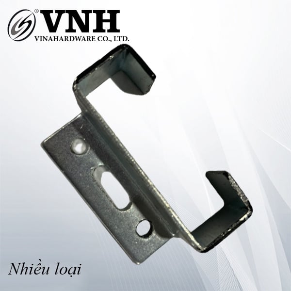 Pat ( Bas) sắt Vinahardware kích thước 43x12.6mm, dày 1.2mm, màu trắng kẽm - VNH43126-VNH43126