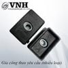 Chân đế nhựa tăng chỉnh hình chữ nhật Vinahardware, lỗ ren M8, M10, màu đen - TA3023M10
