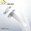 Chốt cửa tay gạt Vinahardware, hợp kim màu trắng sữa - KT10270