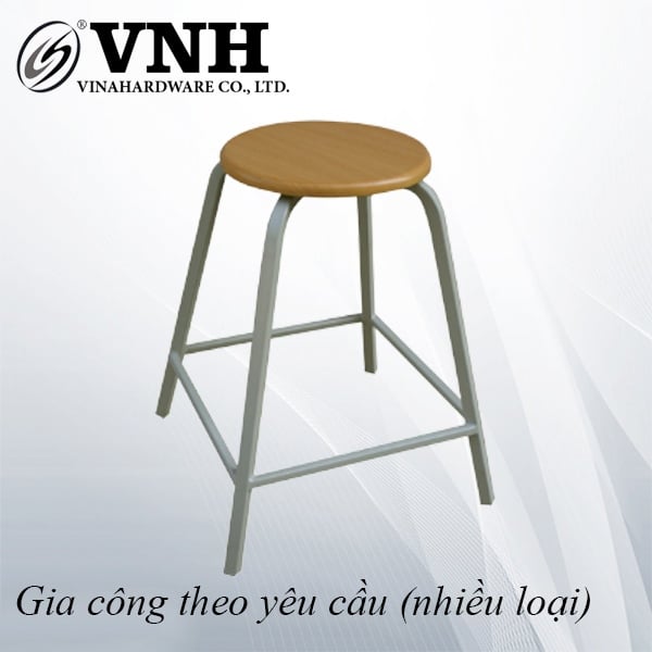 Khung ghế sắt 450x450x550mm sơn tĩnh điện - VNH454555