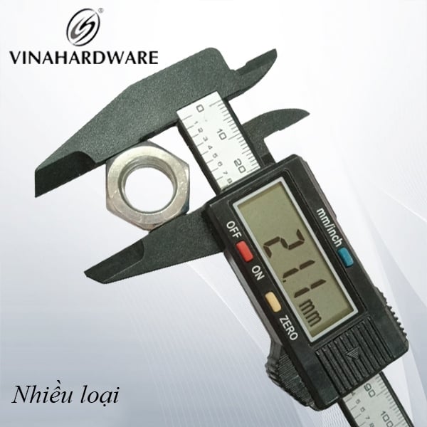Tán Vinahardware kích thước M14x21mm xi trắng DN1421Z-DN1421Z