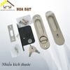 Khóa cửa lùa màu bạc xước - 1512.4.02654