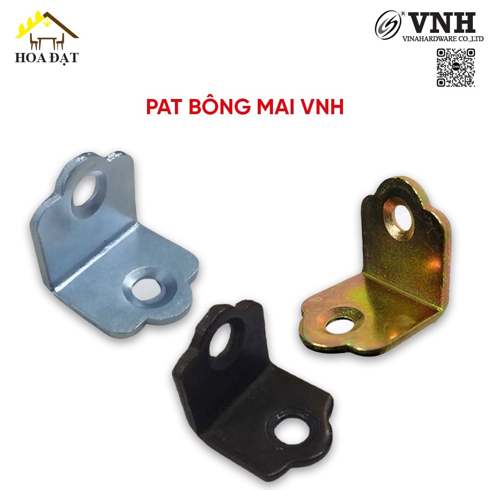 Pát sắt bông mai vuông Vinahardware dày 2mm - Mã