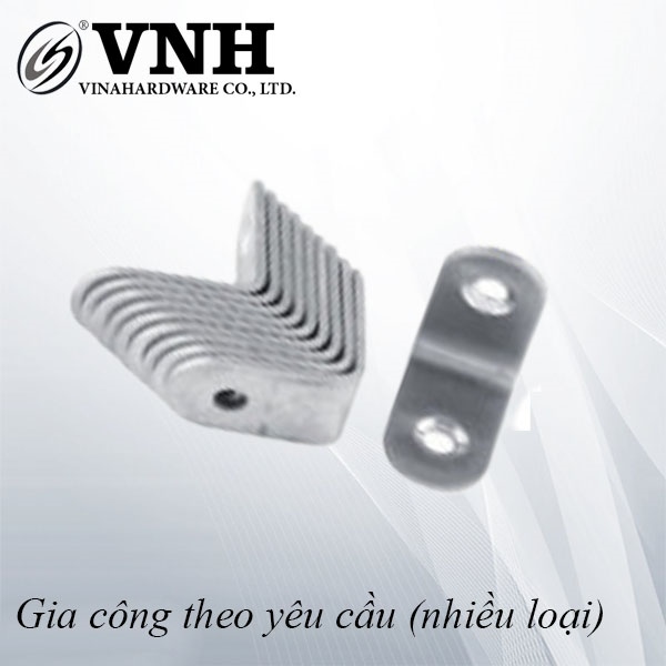 Pat ( Bas) chữ L Vinahardware kích thước 30x30x30x2mm, xi trắng xanh - VNH3030302