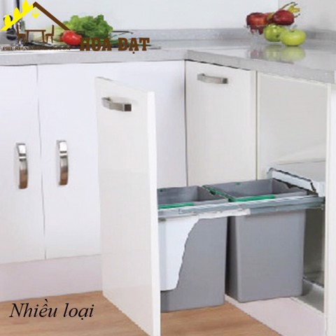 Thùng rác đôi âm tủ cánh kéo - VNH300