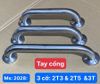 Tay nắm cửa chữ C, có đế, inox 201 Vinahardware - HD0120D230