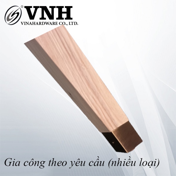 Chân ống côn vuông Vinahardware loại 32x32x1.5mm, hàng phôi - VNH323215P