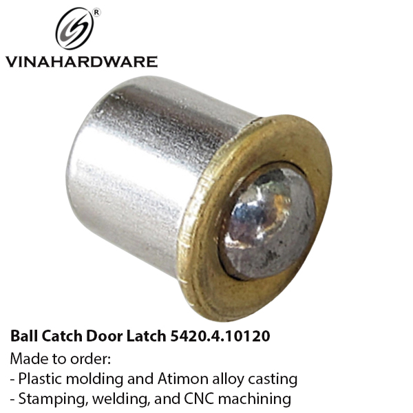 Chốt bi âm Ø10x12mm – Giải pháp giữ cánh cửa gọn gàng, tinh tế