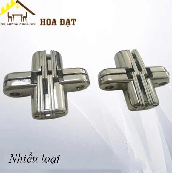 Bản lề chữ thập Vinahardware, màu Nikel H101Z2