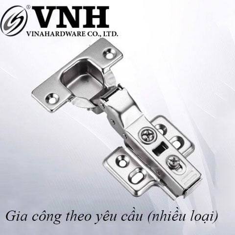 Bản lề Vinahardware cup 40 giảm chấn, đế cố định-H0048A