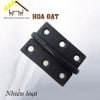 Bản lề lá Vinahardware kích thước 40x36mm dày 1ly màu đen 1230.3.11051