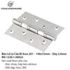 Bản lề lá cửa tủ inox 201 1230.4.00032