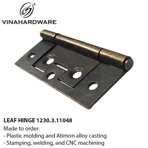 Bản lề lá một chiều Vinahardware, màu giả cổ - 1230.3.11038