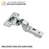Bản lề giảm chấn cong vừa đế cố định 1200.4.07002