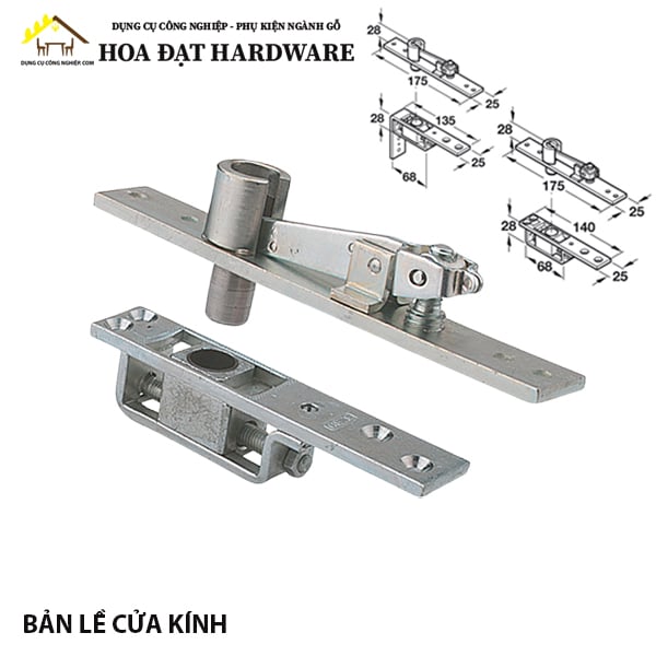 Bản lề sàn cửa mở hai chiều cửa gỗ, cửa nhôm