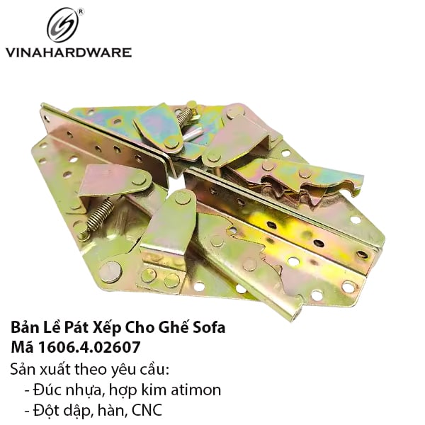 Pát xếp bản lề sofa giường - Mã 1606.4.02607