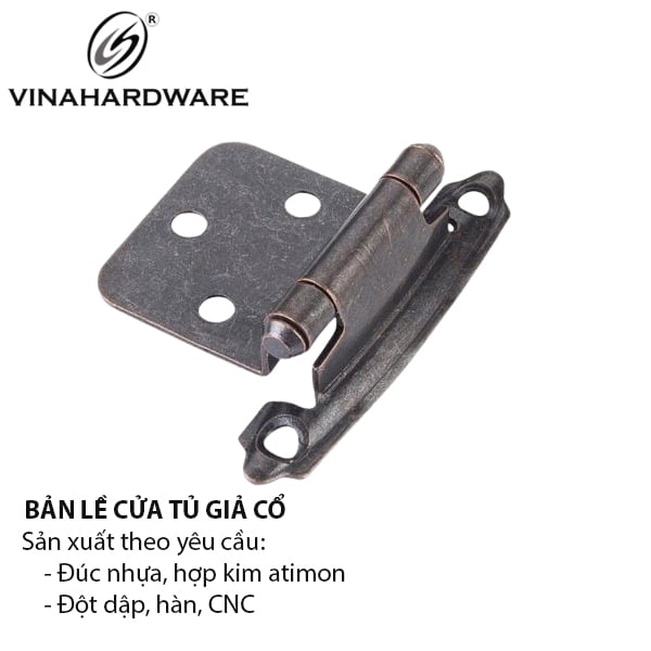 Bản lề lá lò xo bật Vinahardware 1260.3.11028