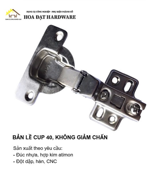 Bản lề cup 40, không giảm chấn YNQ