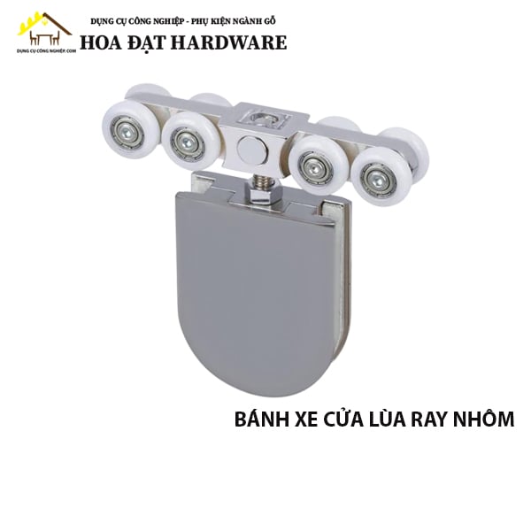 Bánh xe cửa lùa 8 bánh cho hệ cửa kính VNH035284