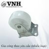 Bánh xe nhựa Vinahardware phi 50mm, tổng cao 65mm, màu trắng - CT5065