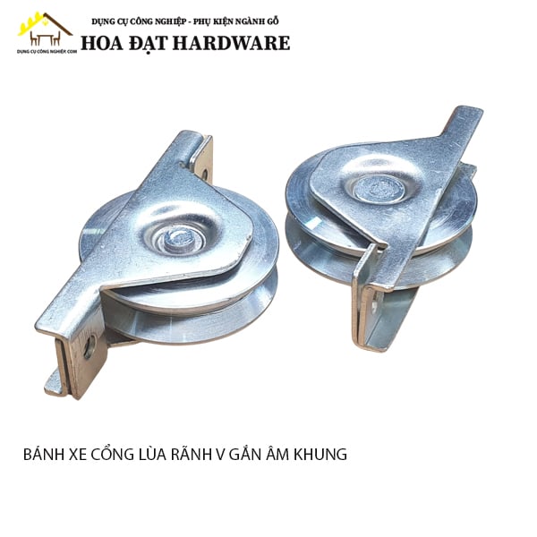 Bánh Xe Cổng Lùa Gắn Âm Chạy Trên Ray