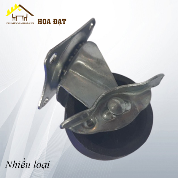 Bánh xe tủ đế vuông, có khóa Vinahardware