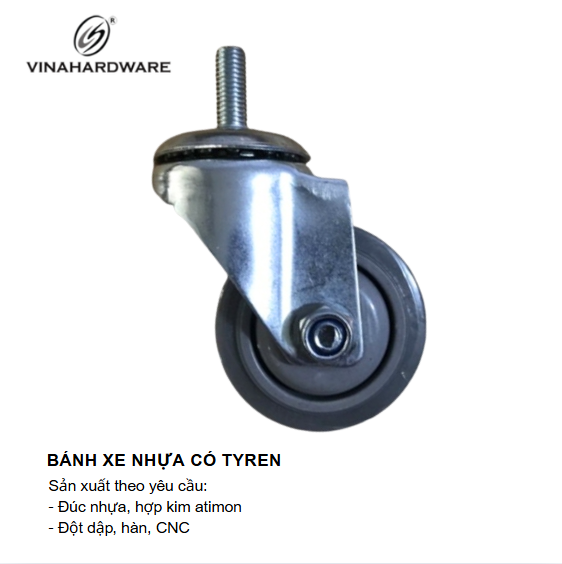 Bánh xe nhựa, tyren Vinahardware