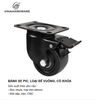 Bánh xe PIC đế vuông, có khóa Vinahardware