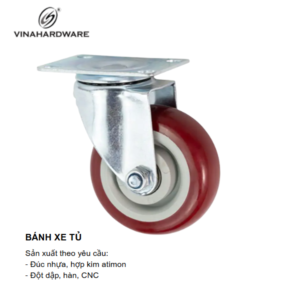 Bánh xe không khóa Vinahardware